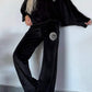 Full Size Boat Neck Long Sleeve Top and Pants Set