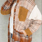 Plaid Button Up Long Sleeve Shacket