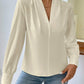 V Neck Long Sleeve Top