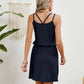 Eyelet Scoop Neck Sleeveless Dress