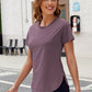 Quick-Dry Round Neck Short Sleeve T-Shirt