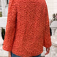 Devine Frill Round Neck Long Sleeve Shirt