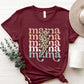 MAMA Round Neck Short Sleeve T-Shirt