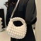 Quilted Puffy Removable Strap Crossbody Bag