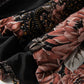Printed Surplice Long Sleeve Blouse