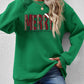 MERRY CHRISTMAS Round Neck Long Sleeve Sweatshirt