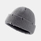 Distressed Cuffed Knit Hat