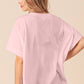 BiBi Sequin Bow Patch Short Sleeve T-Shirt - Brand BiBi