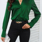 Button Up Collared Neck Long Sleeve Shirt