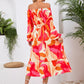 Full Size Printed Long Sleeve Midi Dress