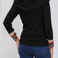 Printed Collared Neck Long Sleeve Blouse