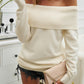Devine Off-Shoulder Long Sleeve Sweater