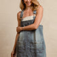BiBi Washed Adjustable Strap Denim Overall Dress