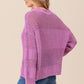 BiBi Openwork Long Sleeve Knit Top - Brand BiBi