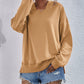 Malibu Dreams Dropped Shoulder Slit Hoodie