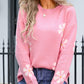 Round Neck Long Sleeve Sweater