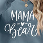 Letter Graphic Round Neck Long Sleeve Sweatshirt