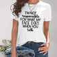 Letter Graphic Round Neck Short Sleeve T-Shirt