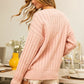 BiBi Pearl & Rhinestone Decor Long Sleeve Sweater - Brand BiBi