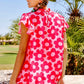 BiBi Floral Contrast Ruffled Top - Brand BiBi
