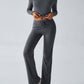 Devine Round Neck Long Sleeve Top and Drawstring Pants Set