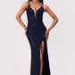 Split Sequin Backless Maxi Cami Dress