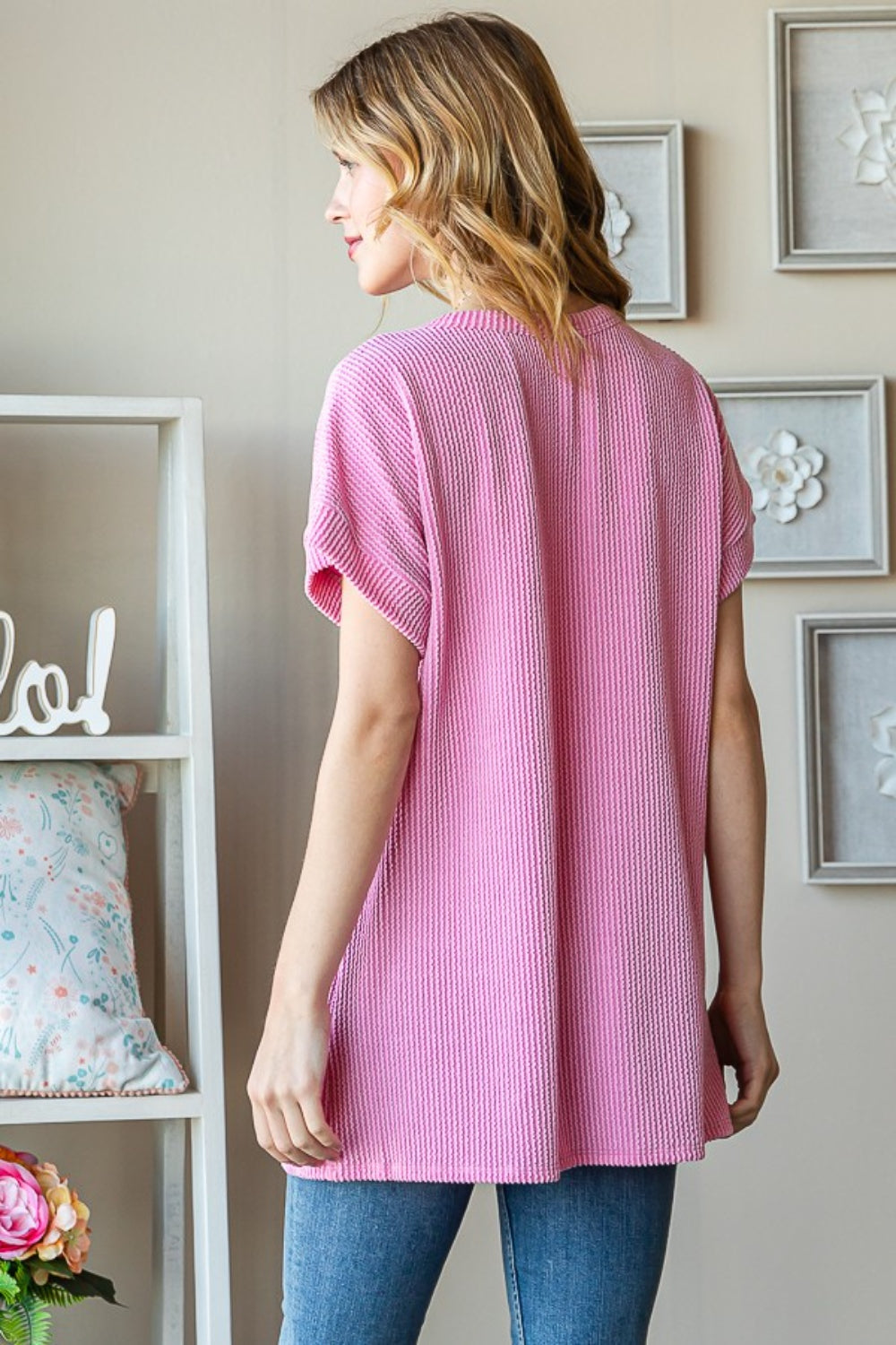 Heimish Full Size Letter Graphic Short Sleeve T-Shirt *