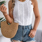 Cable-Knit Round Neck Vest