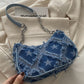 Fringe Star Print Shoulder Bag
