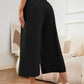 Elastic Waist Wide Leg Pants