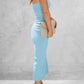 FULL SIZE Slit Tube Midi Dress