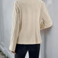 Perfee Button Up Mock Neck Jacket