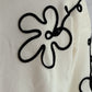 Flower Round Neck Long Sleeve Sweater