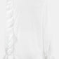 Ruffled Dot Applique Collared Neck Top and Shorts Set