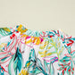 Ruffled Printed Tie Neck Blouse