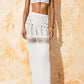 Openwork Scoop Neck Spaghetti Strap Swimsuit Cover-Up Set