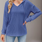 Double Take Drawstring Dropped Shoulder Long Sleeve Hoodie