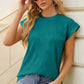 Round Neck Cap Sleeve T-Shirt