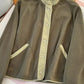 Double Take Snap Down Contrast Fleece Jacket with Pockets