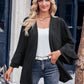 Eyelet Bell Sleeve Cardigan