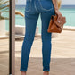 Beautiful Bea Buttoned Skinny Jeans with Pockets