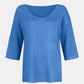 V-Neck Three-Quarter Sleeve Knit Top