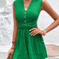 Crisscross Tied V-Neck Romper