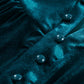 Notched Long Sleeve Velvet Top