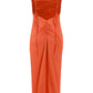 Full Size Backless Cowl Neck Sleeveless Cami Dress