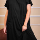 Plus Size Round Neck Short Sleeve Lounge Dress