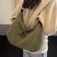 Ribbed Adjustable Strap Shoulder Bag