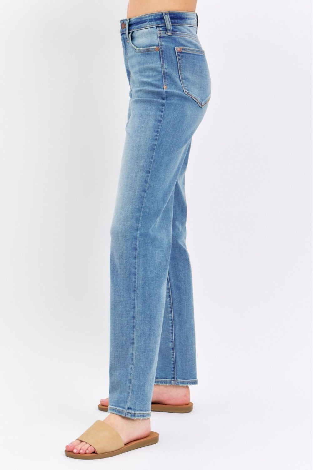 Judy Blue Full Size High Waist Straight Jeans *