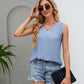 V-Neck Wide Strap Tank