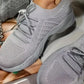 Mesh Round Toe Flat Athletic